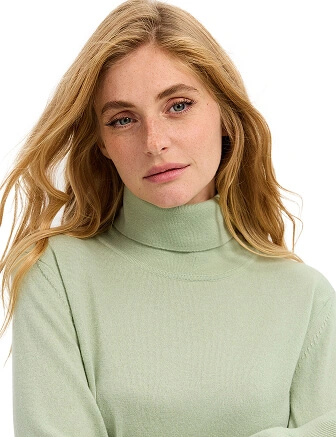 Водолазка женская Cash Touch, цвет шалфей, фото 2