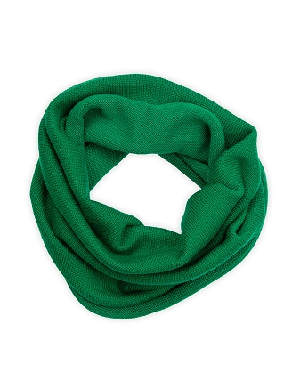 Теплый снуд из шерсти мериносов, цвет зеленый, фото 2