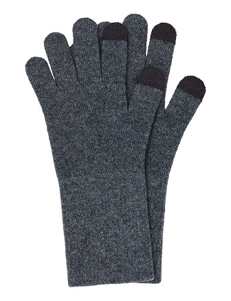 Перчатки сенсорные, цвет серый меланж, фото 1