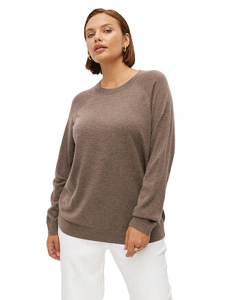 Джемпер Cash Touch женский, цвет серо-коричневый, фото 1