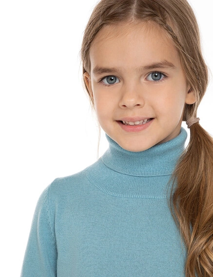 Шерстяной свитер Cash Touch для девочек, фото 3