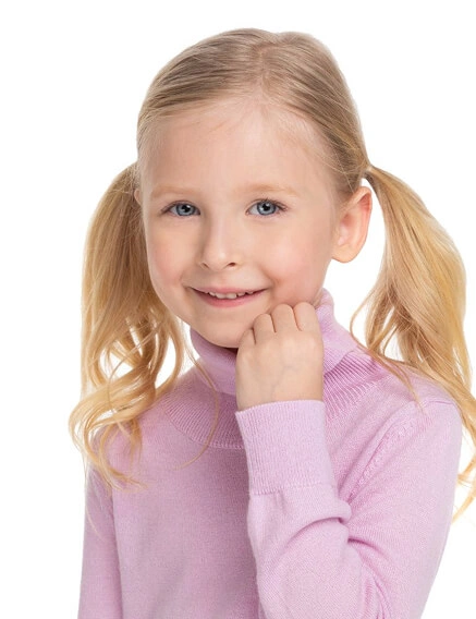 Шерстяной свитер Cash Touch для девочек, фото 3