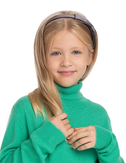 Свитер Cashmere детский с высоким воротом, фото 3