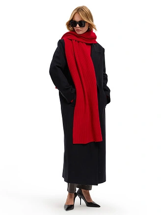 Шарф женский, цвет алый, фото 3