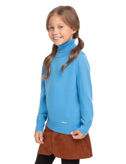 Шерстяной свитер Cash Touch для девочек, фото 2