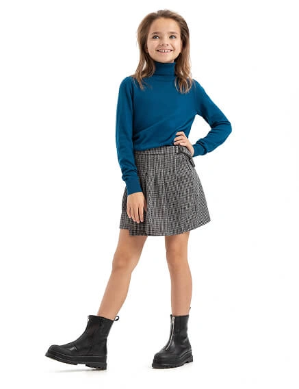 Шерстяной свитер Cash Touch для девочек, фото 2