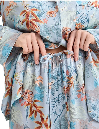 Костюм из шелка, цвет принт восточный, фото 3