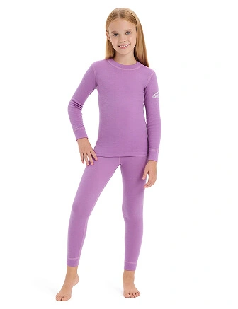 SOFT Комплект термобелья для девочек, цвет лаванда, фото 1