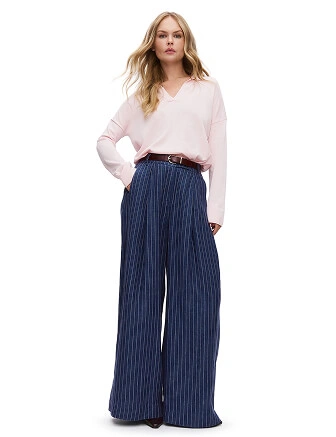 Джемпер-поло женский, цвет нежно-розовый, фото 3