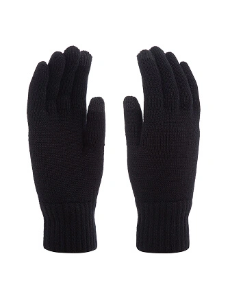 Перчатки Merino TEC Touch Screen, цвет черный, фото 1