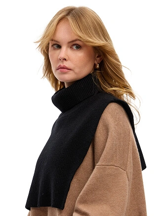 Манишка женская, цвет черный, фото 3