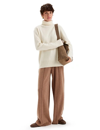 Свитер из пуха ангорского кролика, цвет белый, фото 3