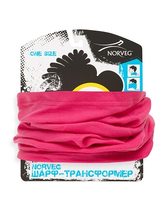 Шарф-трансформер "Монстр", цвет розовый, фото 2