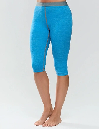 Комплект термобелья женский серии SPORT WOOL, цвет голубой меланж, фото 3