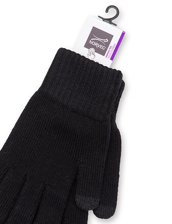 Перчатки Merino TEC Touch Screen, цвет черный, фото 2