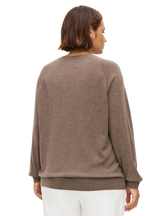 Джемпер Cash Touch женский, цвет серо-коричневый, фото 2