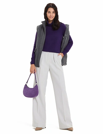 Водолазка женская Cash Touch, цвет темно-фиолетовый, фото 3