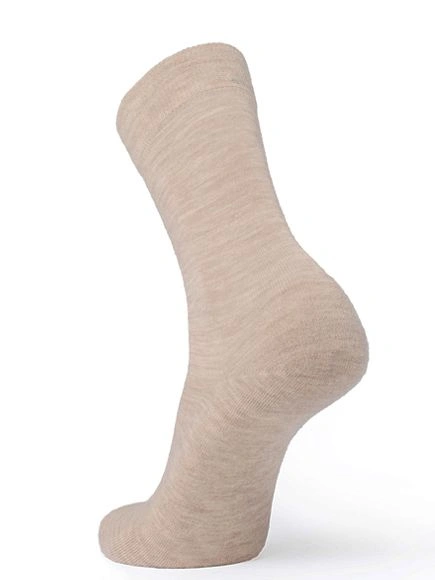 Термоноски женские серии SOFT MERINO WOOL, цвет бежевый, фото 3