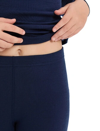 SOFT Комплект термобелья для девочек, цвет синий, фото 3