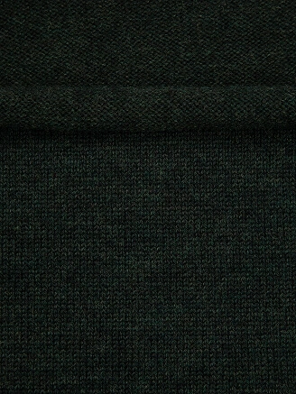 Теплый снуд из шерсти мериносов, цвет темно-болотный, фото 3