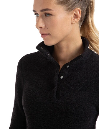 Термобелье фуфайка женская серии "-60⁰С" больших размеров, цвет антрацит, фото 3