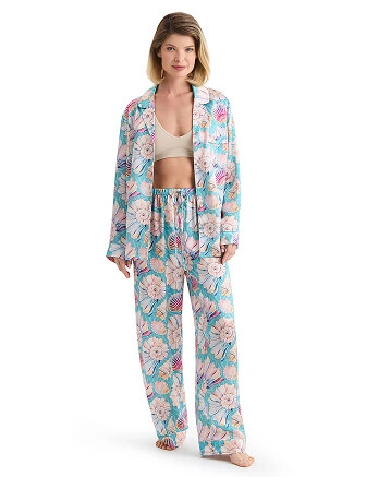 Костюм из шелка, цвет принт seashells, фото 1