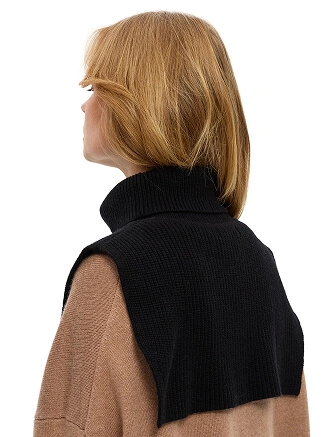 Манишка женская, цвет черный, фото 2