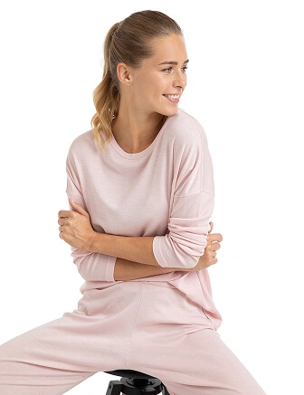 Термопижама для дома и сна женская, цвет розовый, фото 2