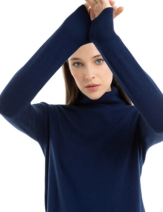 Водолазка женская Cash Touch, цвет чернильный, фото 2