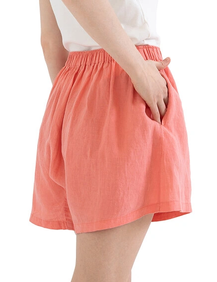 Шорты женские серии LINEN, цвет светло-розовый, фото 3