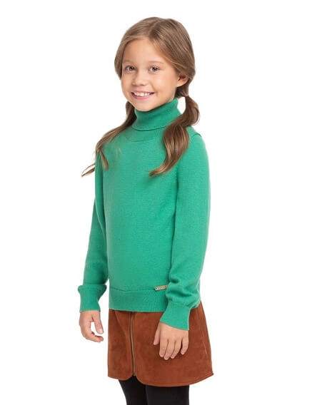 Шерстяной свитер Cash Touch для девочек, фото 2