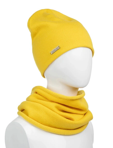 Комплект шапка и снуд из 100% шерсти мериносов, фото 2