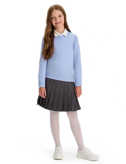 Джемпер CashTouch детский, цвет нежно-голубой, фото 2