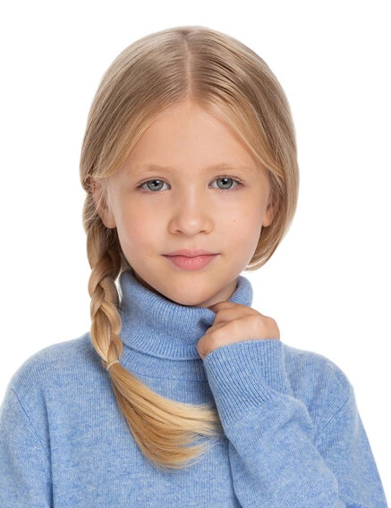 Свитер Cashmere детский с высоким воротом, фото 3