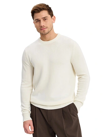 Джемпер Merino Base, цвет молочный, фото 1