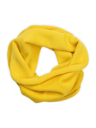 Теплый снуд из шерсти мериносов, цвет желтый, фото 2