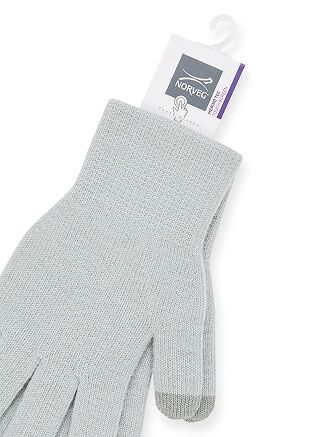 Перчатки Merino TEC Touch Screen, цвет светло-серый, фото 2