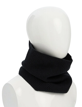 Снуд из шерсти, цвет черный, фото 1