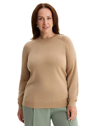 Джемпер Cash Touch женский, цвет бежевый, фото 1