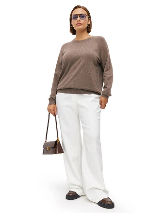 Джемпер Cash Touch женский, цвет серо-коричневый, фото 3