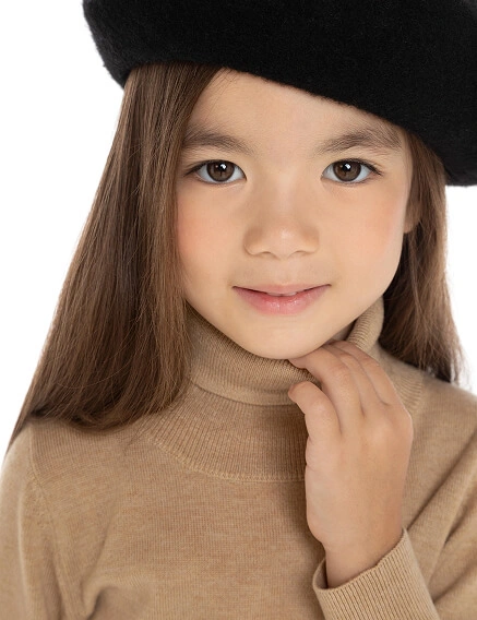 Шерстяной свитер Cash Touch для девочек, фото 3