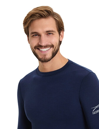 SOFT Комплект термобелья мужской, цвет синий, фото 2