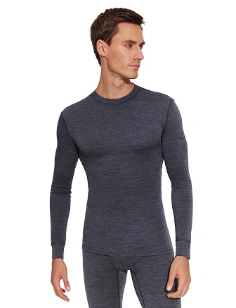 SOFT Комплект термобелья мужской, цвет темно-серый, фото 2