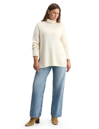 Merino Base Свитер женский, цвет молочный, фото 3