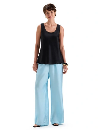 Топ женский SILK, цвет черный, фото 3