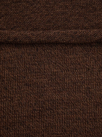 Теплый снуд из шерсти мериносов, цвет коричневый меланж, фото 3