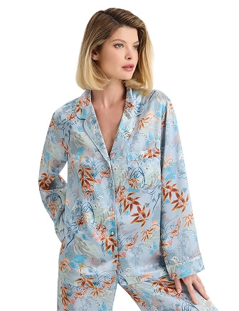 Костюм из шелка, цвет принт восточный, фото 2