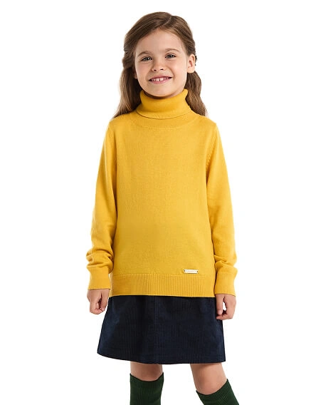 Шерстяной свитер Cash Touch для девочек, фото 1