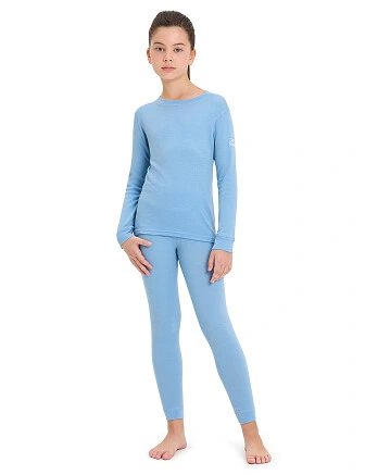 SOFT Комплект термобелья для девочек-подростков, цвет голубой пепельный, фото 1