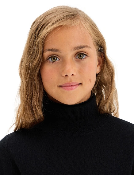 Шерстяной свитер Cash Touch для девочек, фото 2